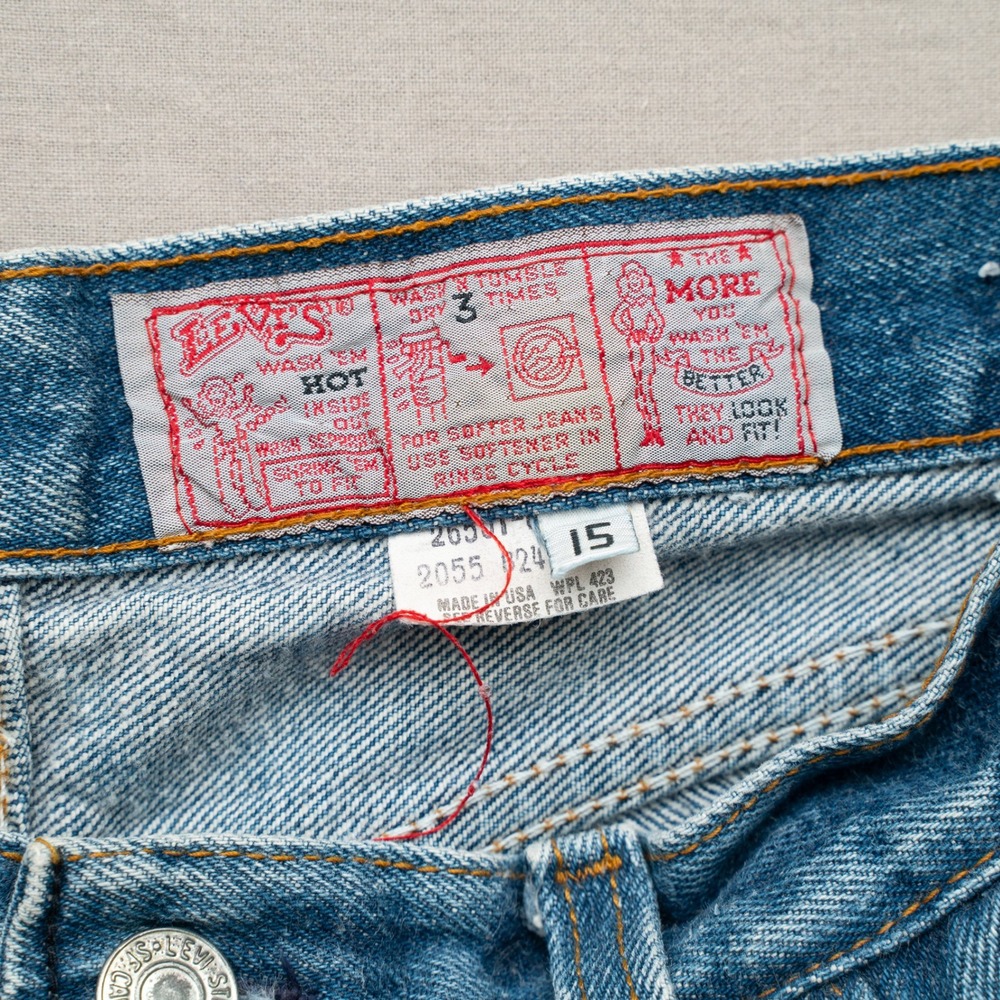 Vintage 70s 80s Womens Levis 501 Denim‎ Jeans 20501 0112 Size 15 30x33 - Picture 3 of 16